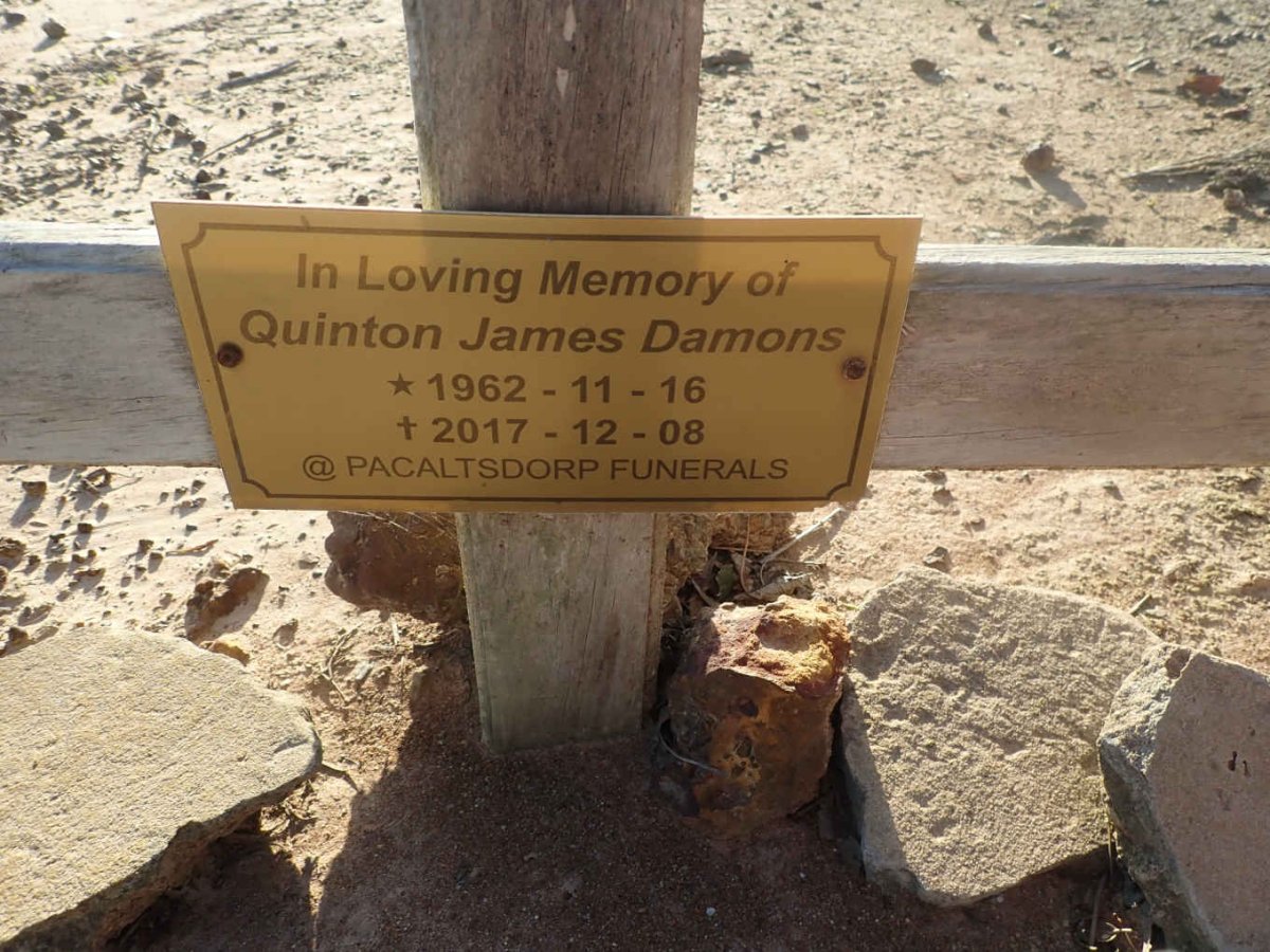 DAMONS Quinton James 1962-2017