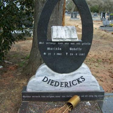 DIEDERICKS Marinda Bobette 1962-1987