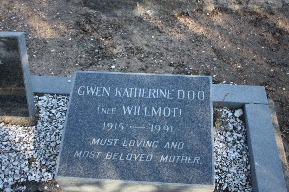 DOO Gwen Katherine nee WILLMOT 1915-1991