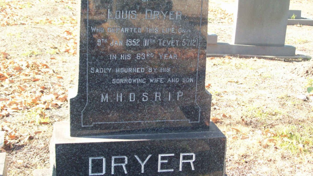 DRYER Louis -1952