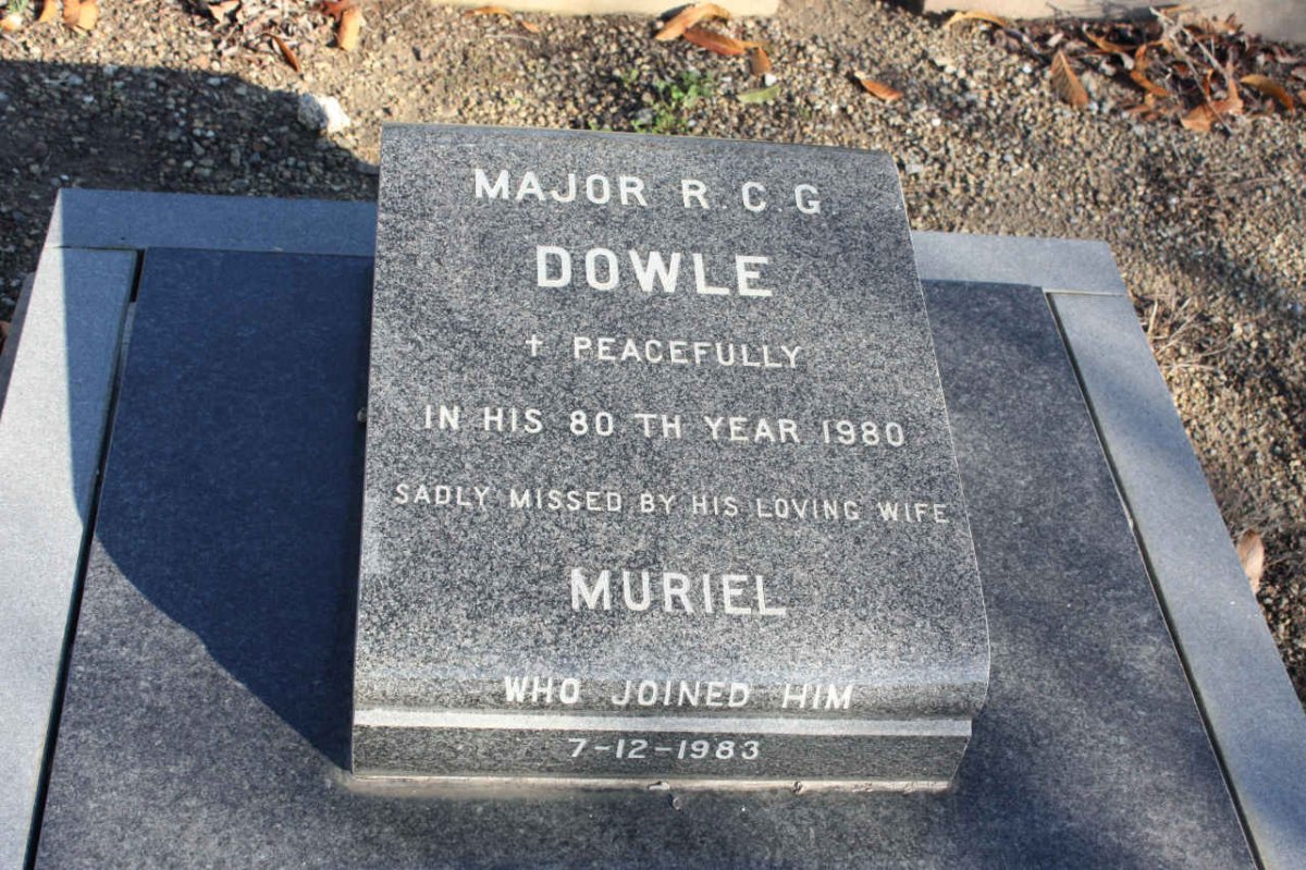 DOWLE R.C.G. -1980 &amp; Muriel -1983