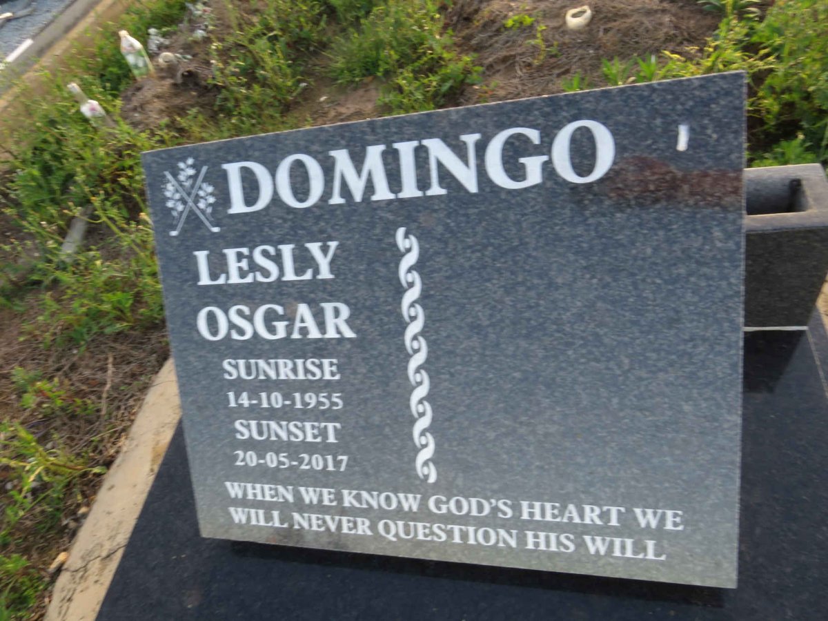DOMINGO Lesly Osgar 1955-2017