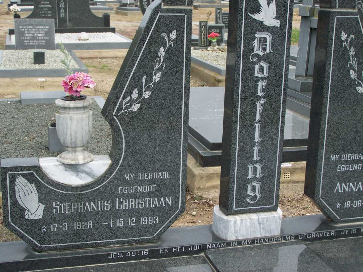 DORFLING Stephanus Christiaan 1928-1993 &amp; Anna Fransina 1935-2005 _2