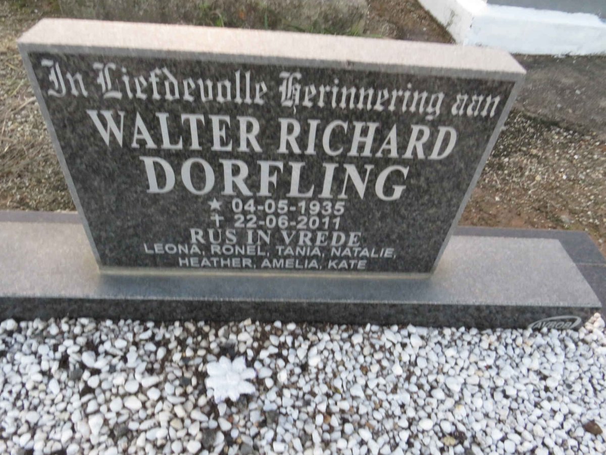 DORFLING Walter Richard 1935-2011