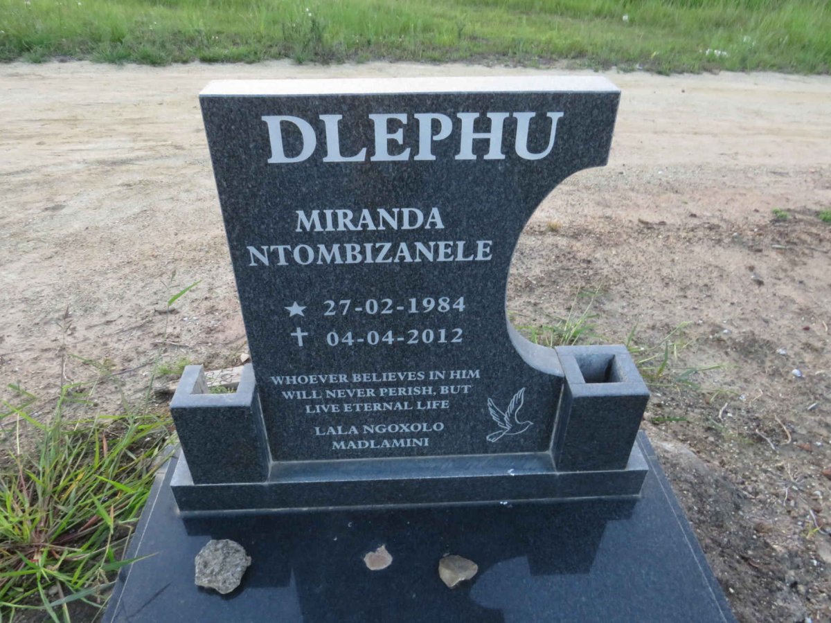 DLEPHU Miranda Ntombizanele 1984-2012