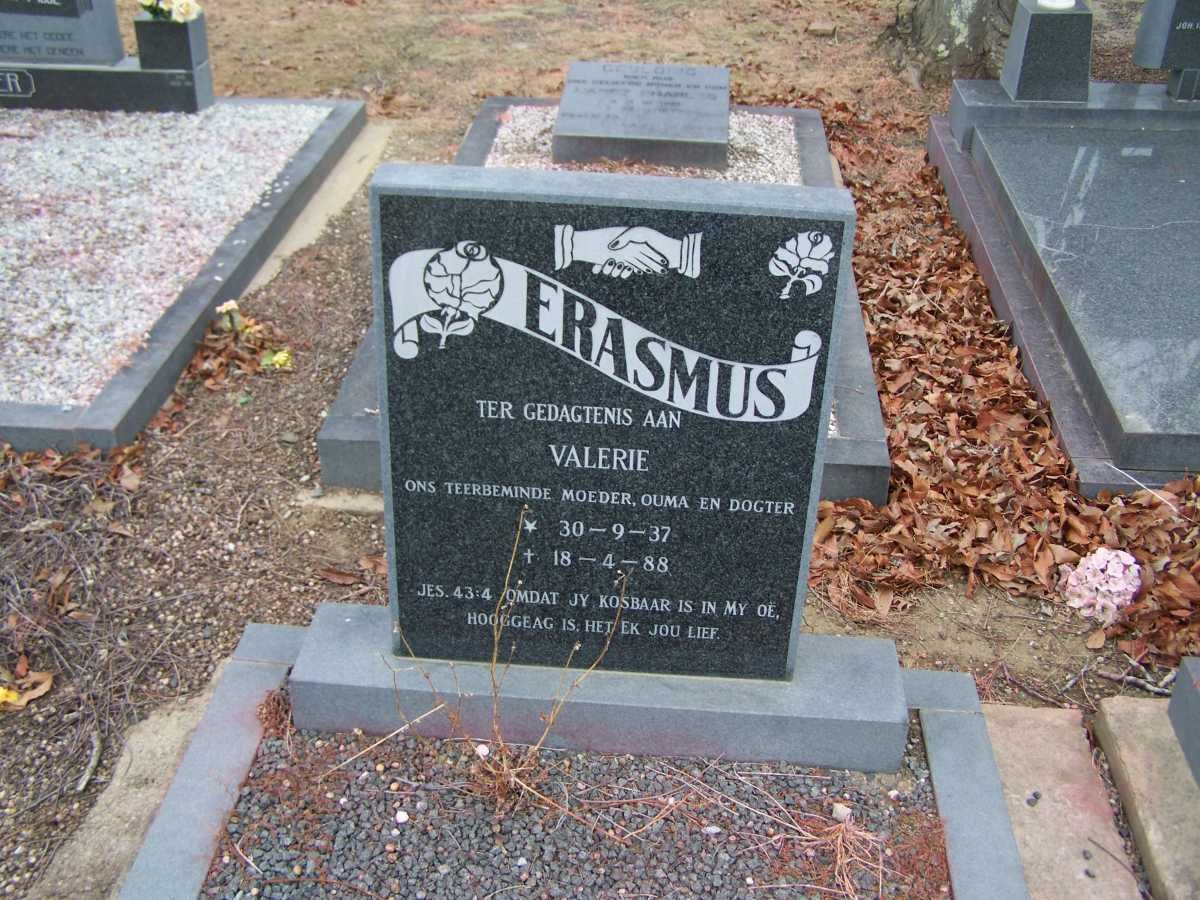 ERASMUS Valerie 1937-1988