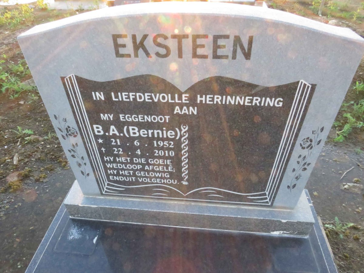 EKSTEEN B.A. 1952-2010