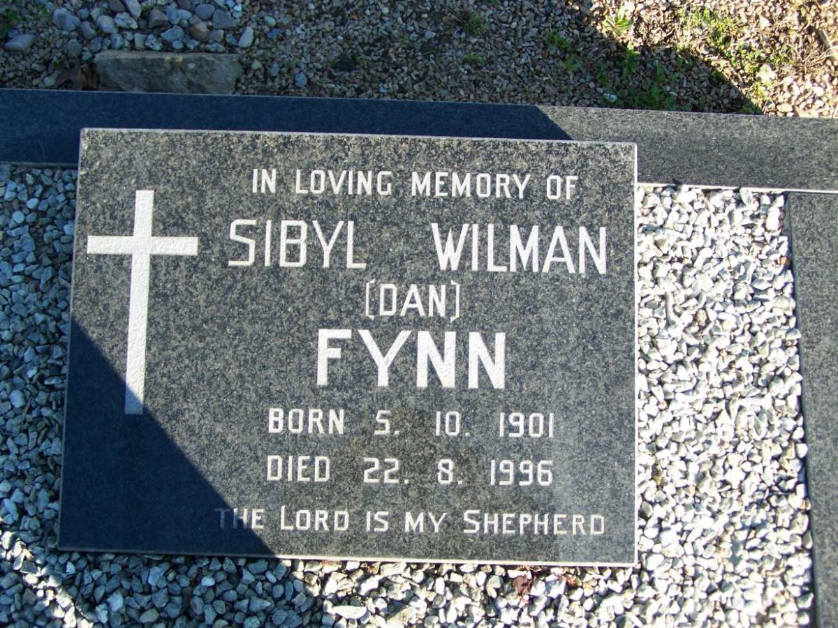 FYNN  Sibyl Wilman 1901-1996