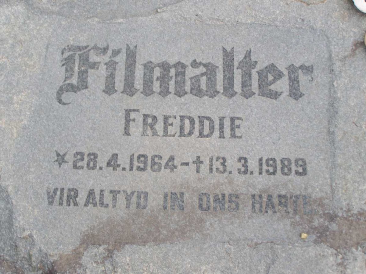FILMALTER Freddie 1964-1989