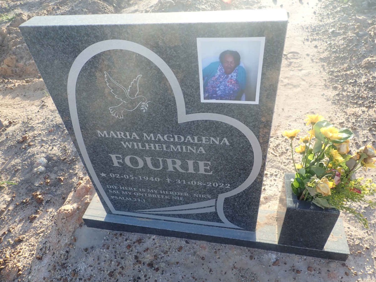 FOURIE Maria Magdalena Wilhelmina 1940-2022