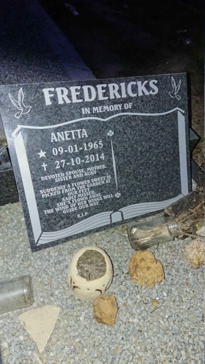 FREDERICKS Anetta 1965-2014