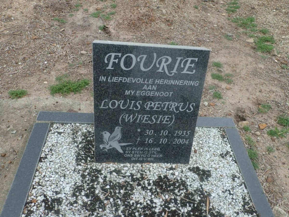 FOURIE Louis Petrus 1935-2004