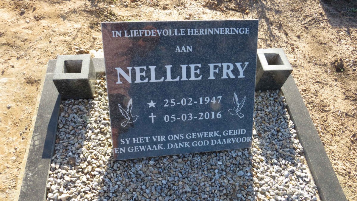 FRY Nellie 1947-2016