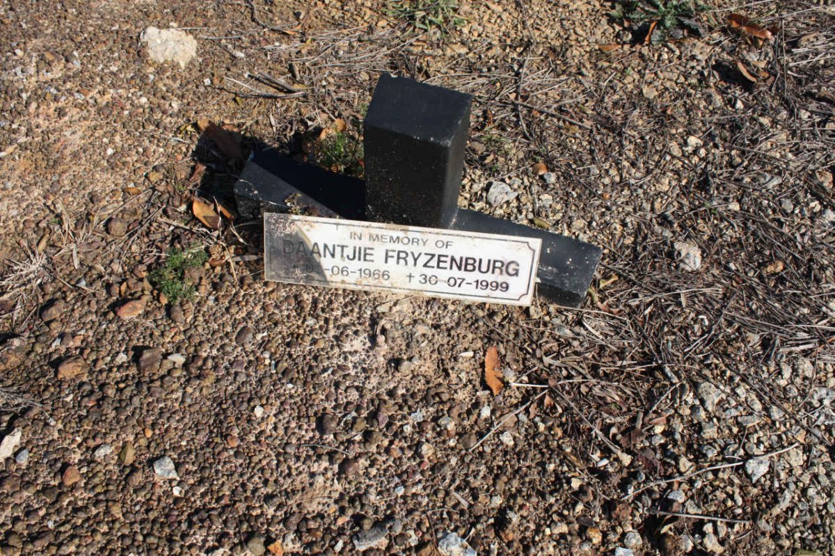 FRYZENBURG Daantjie 1966-1999