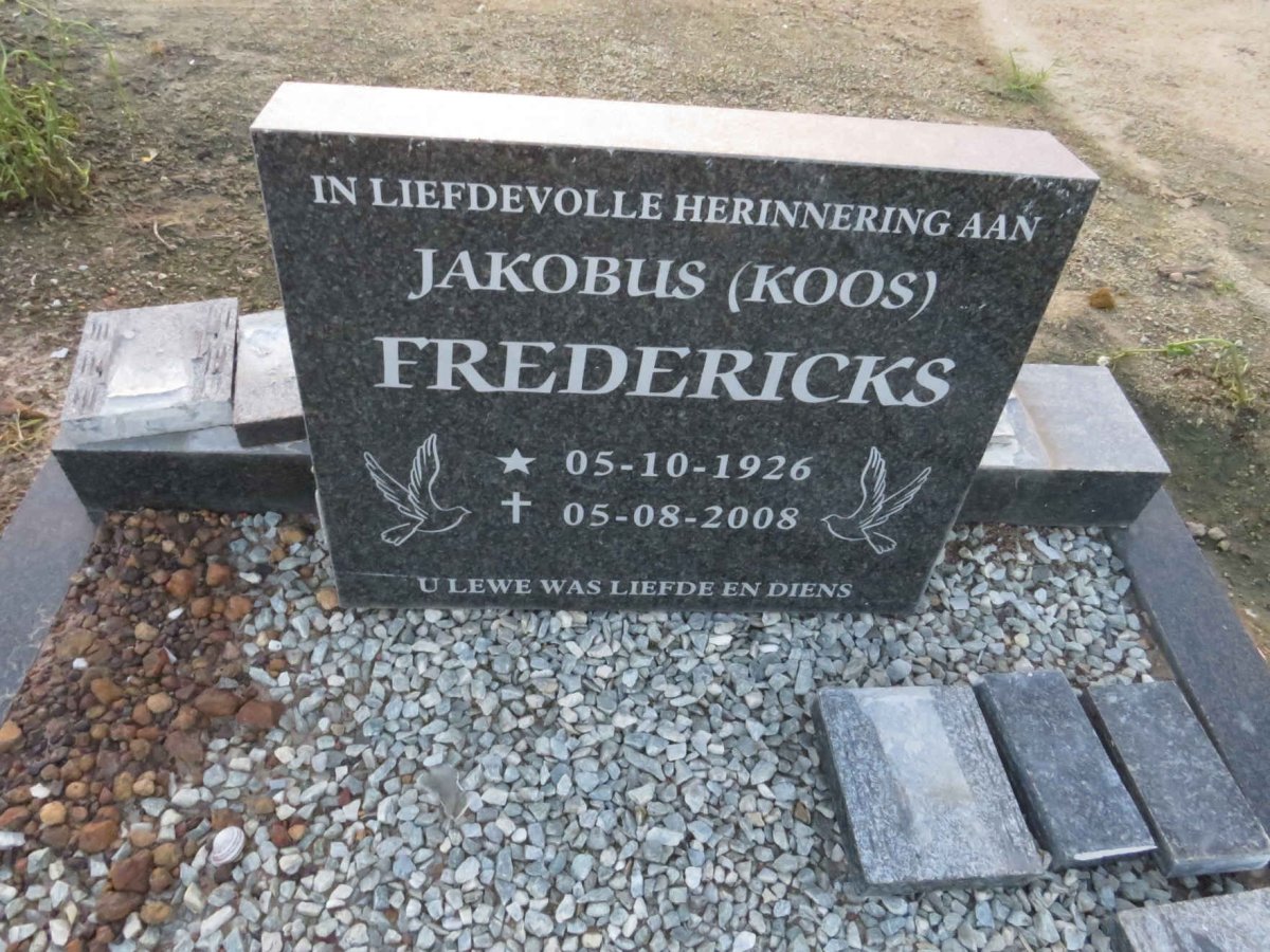 FREDERICKS Jakobus 1926-2008