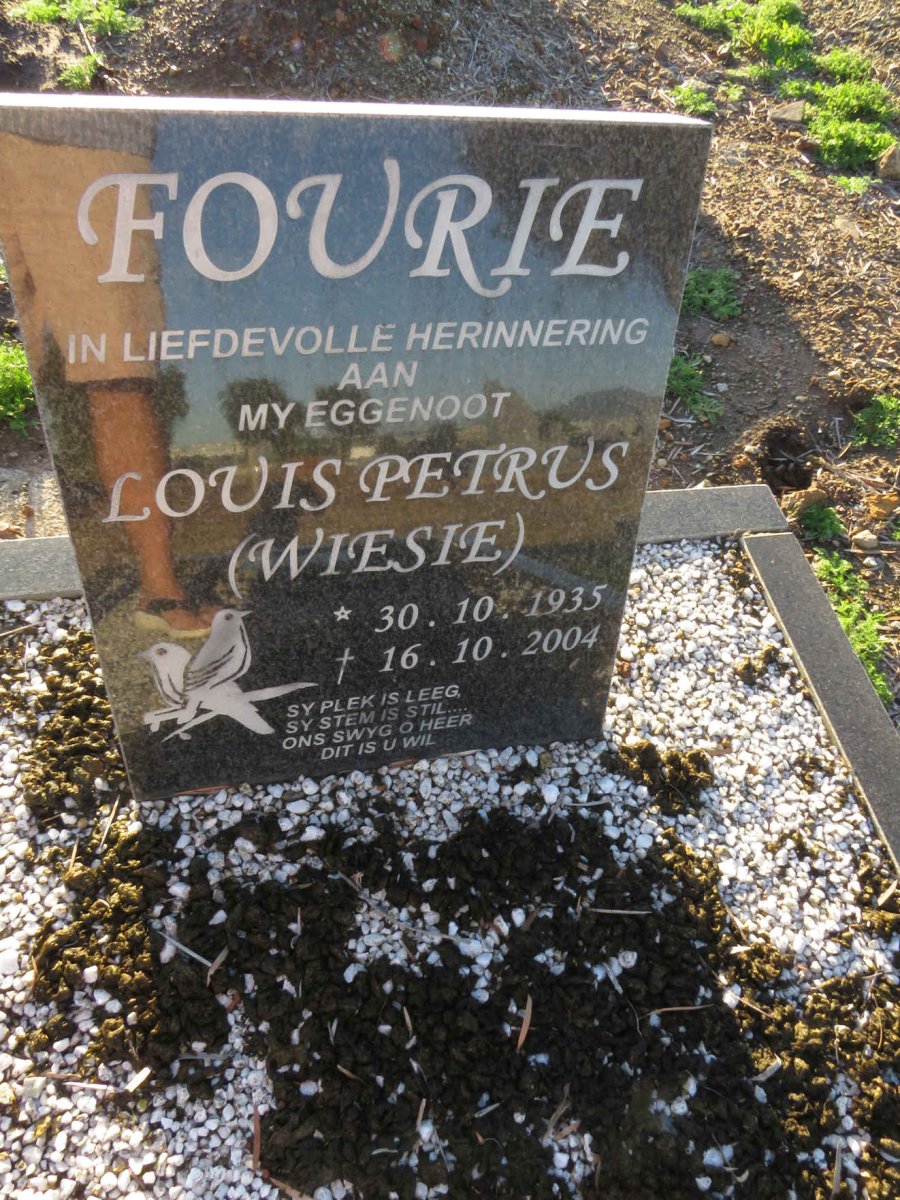 FOURIE Louis Petrus 1935-2004