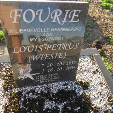 FOURIE Louis Petrus 1935-2004