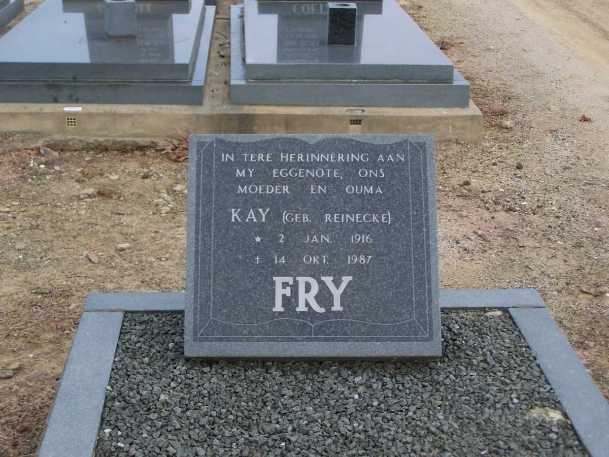 FRY Kay nee REINECKE 1916-1987