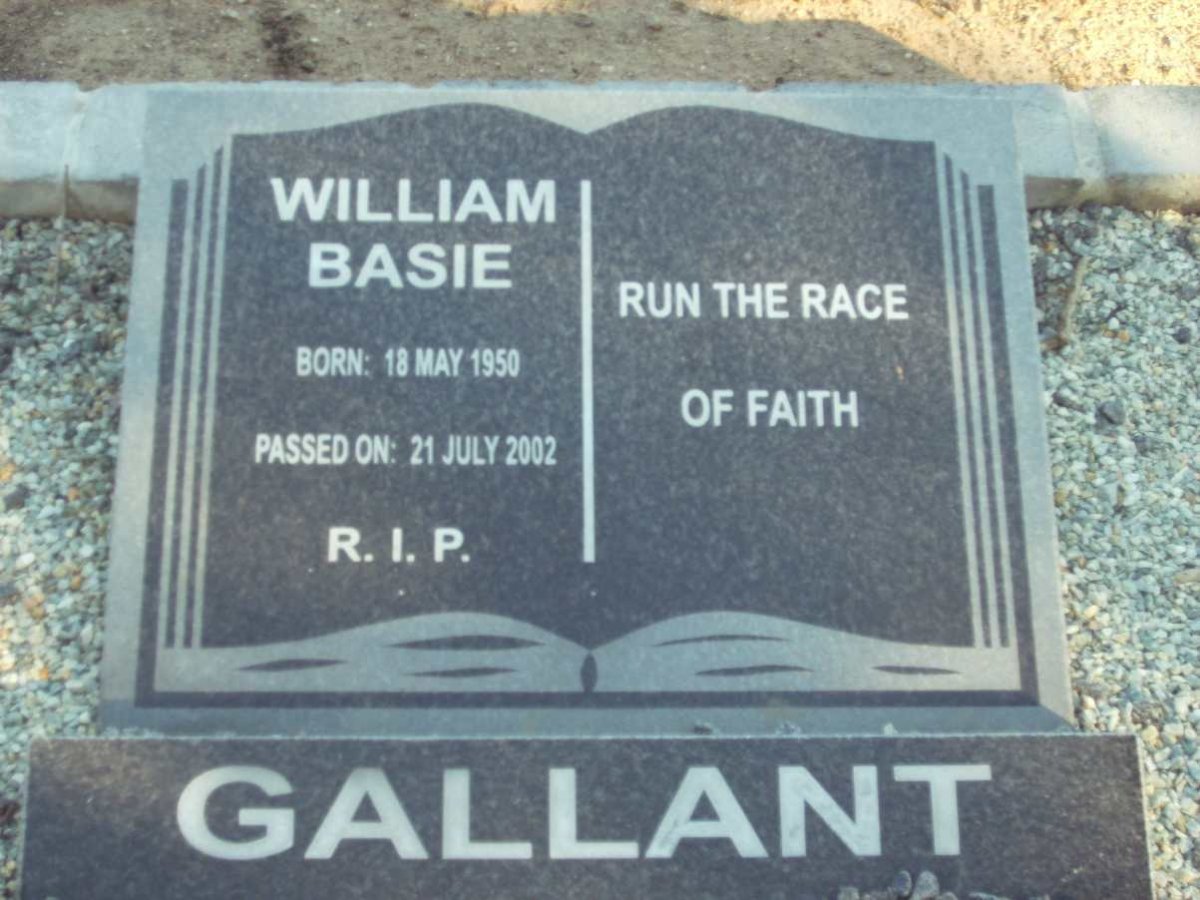 GALLANT William Basie 1950-2002