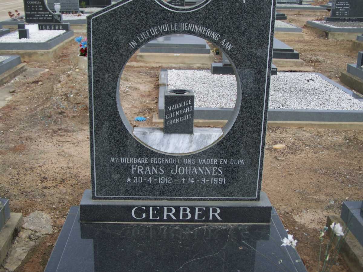 GERBER Frans Johannes 1912-1991