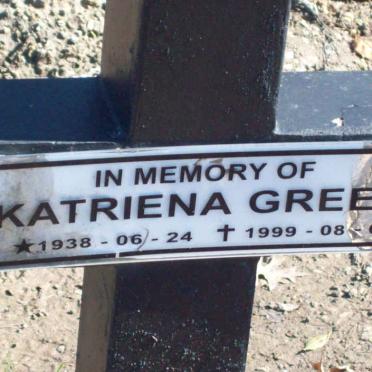 GREEF Katriena 1938-1999