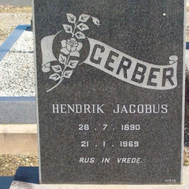 GERBER Hendrik Jacobus 1890-1969