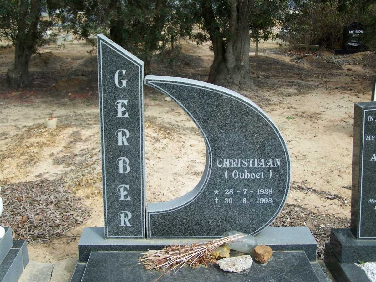 GERBER Christiaan 1938-1998