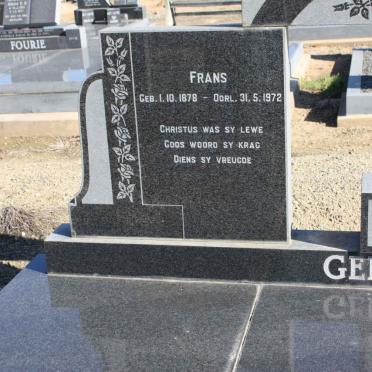 GERICKE Frans 1878-1972