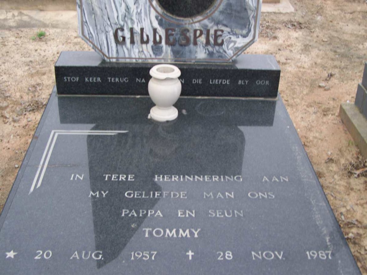 GILLESPIE Tommy 1957-1987
