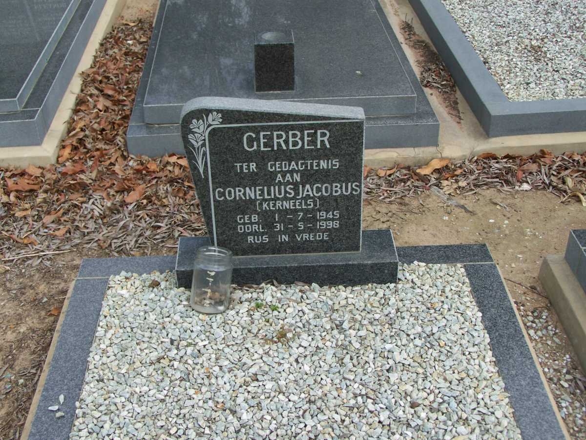 GERBER Cornelius Jacobus 1945-1998