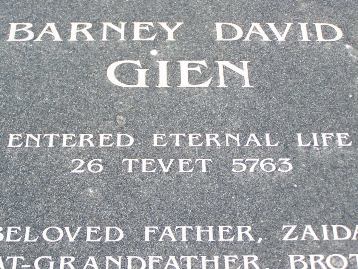 GIEN Barney David
