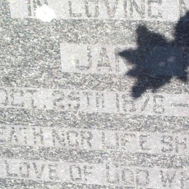 GREER Jane 1876-1966