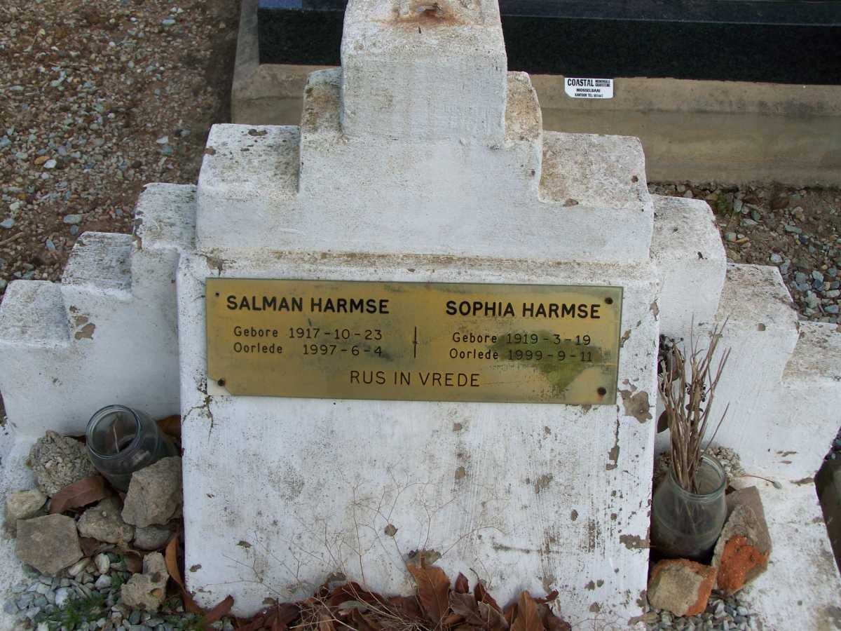 HARMSE Salman 1917-1997 &amp; Sophia 1919-1999