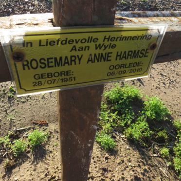 HARMSE Rosemary Anne 1951-2010