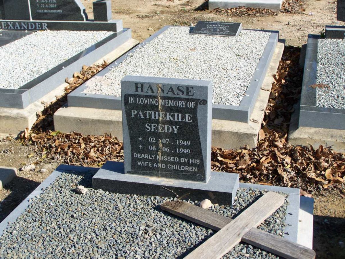HANASE Pathekile Seedy 1949-1999