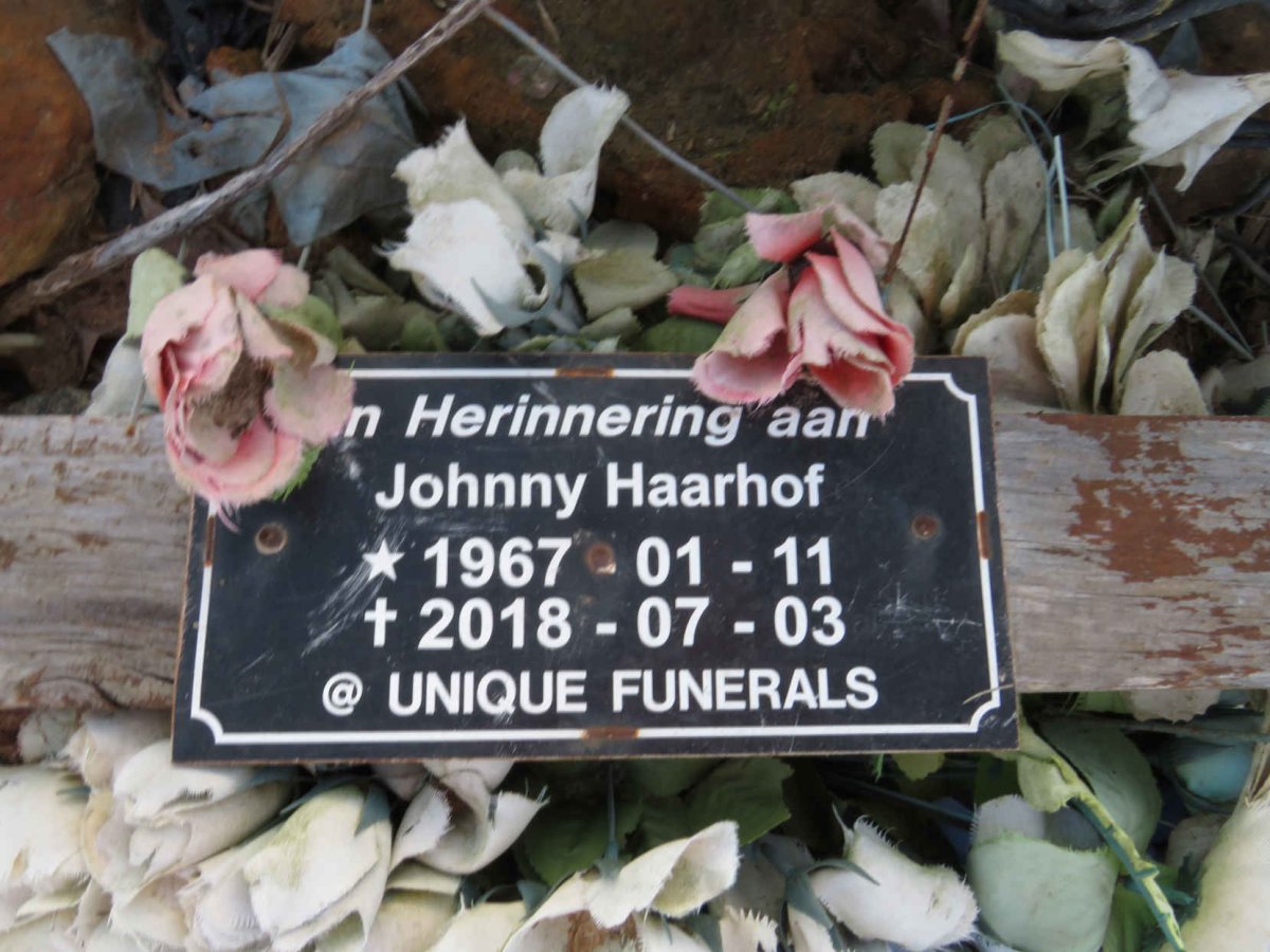 HAARHOF Johnny 1967-2018