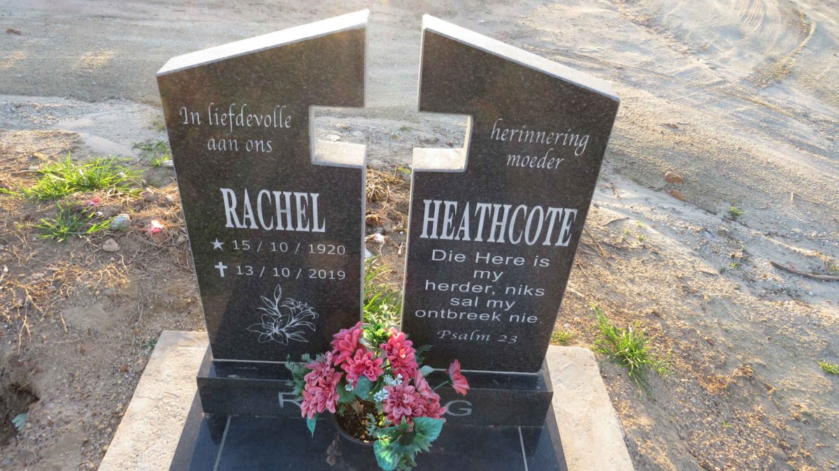 HEATHCOTE Rachel 1920-2019
