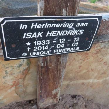 HENDRIKS Isak 1933-2014