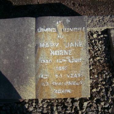 HORNE Mary Jane -1952