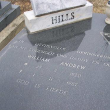 HILLS William Andrew 1920-1987