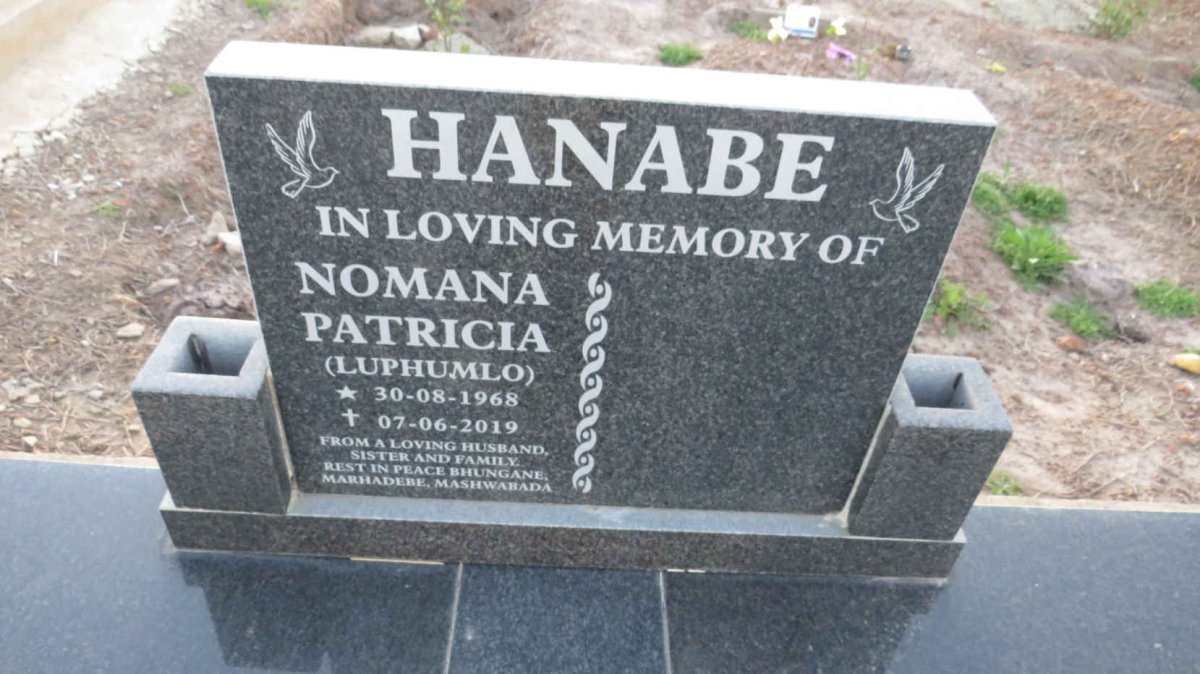 HANABE Nomana Patricia 1968-2019 