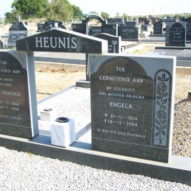 HEUNIS Jan Hendrik 1924-1996 &amp; Engela 1924-1984