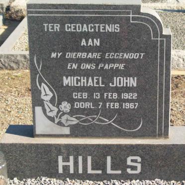 HILLS Michael John 1922-1967
