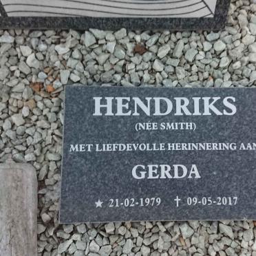 HENDRIKS Gerda nee SMITH 1979-2017