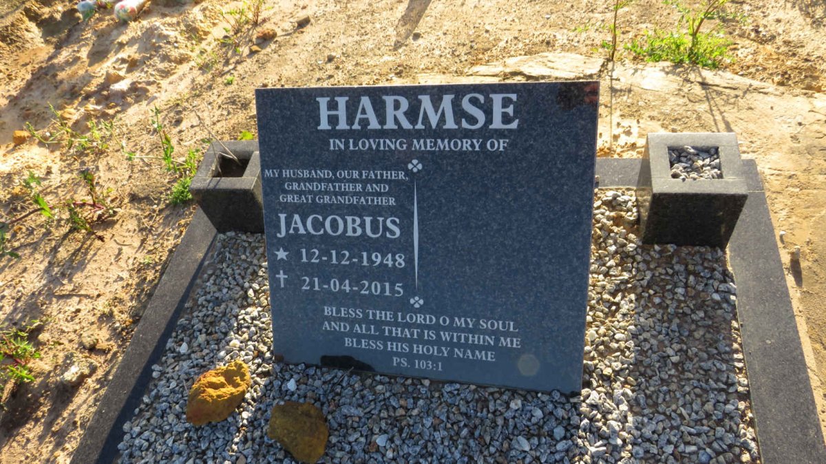 HARMSE Jacobus 1948-2015