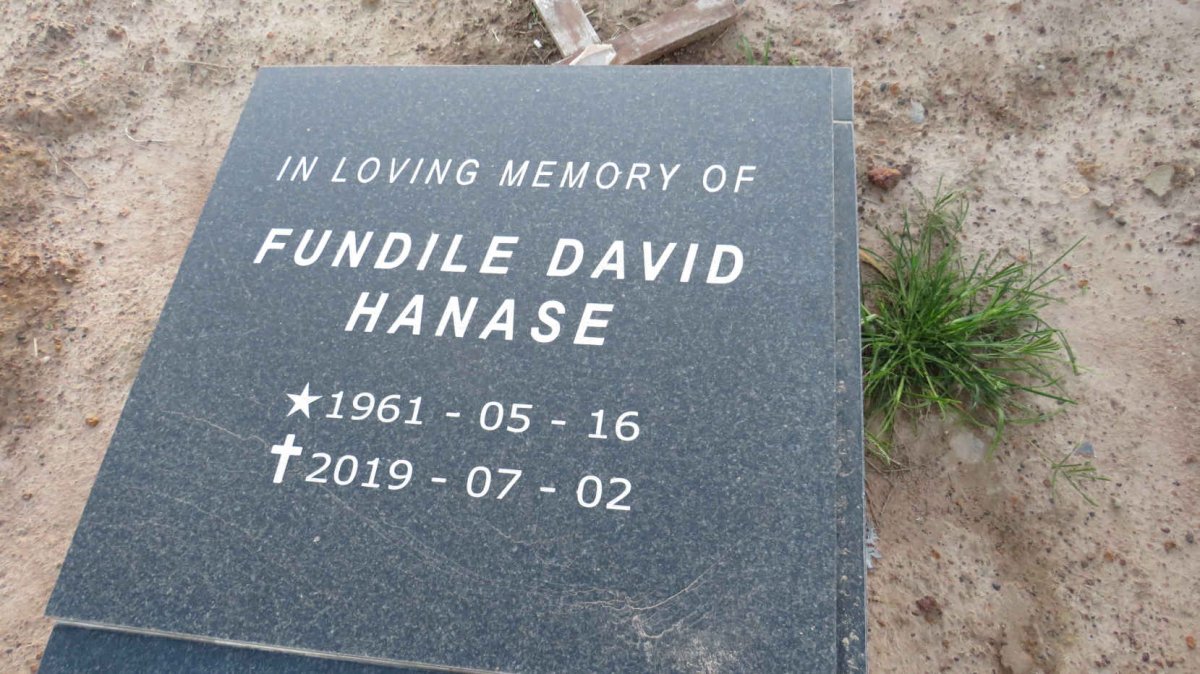 HANASE Fundile David 1961-2019