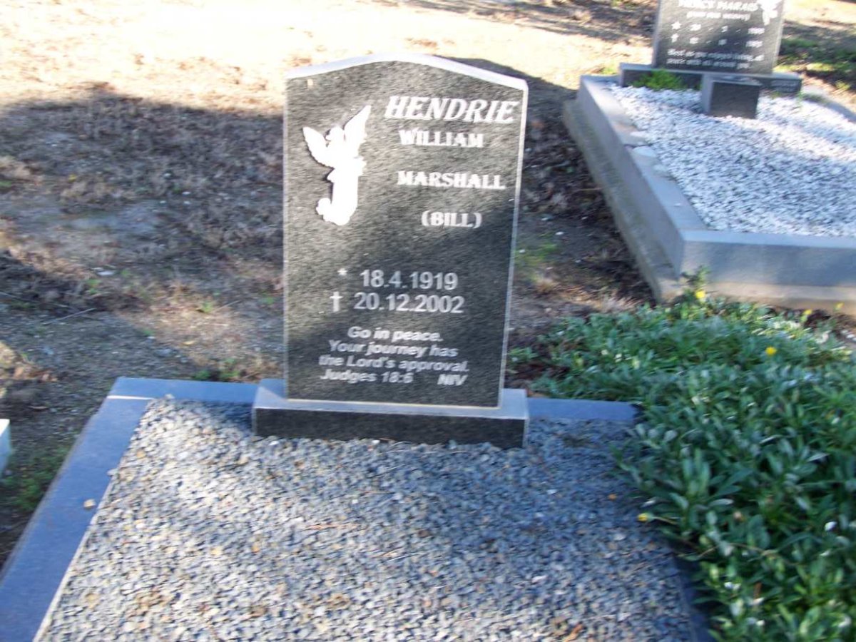 HENDRIE William Marshall 1919-2002