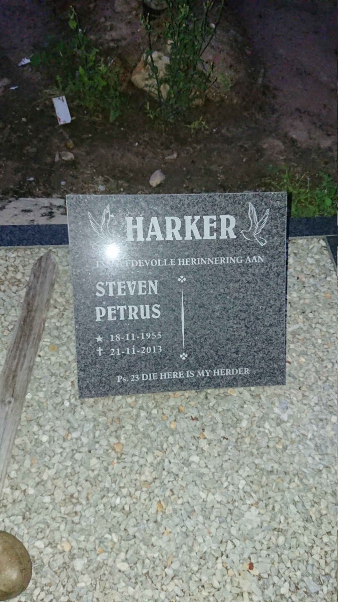 HARKER Steven Petrus 1955-2013