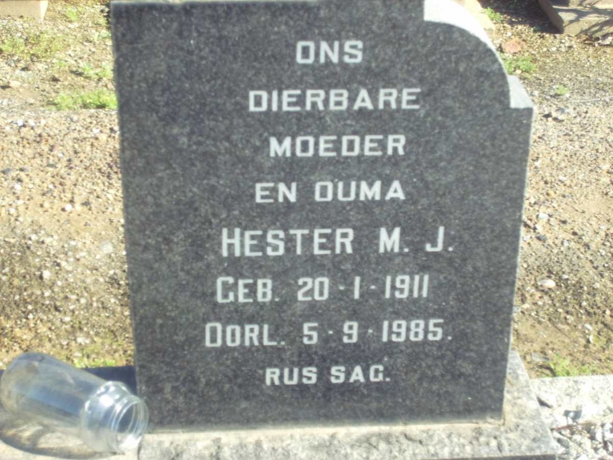 HEUNIS Hester M.J. 1911-1985
