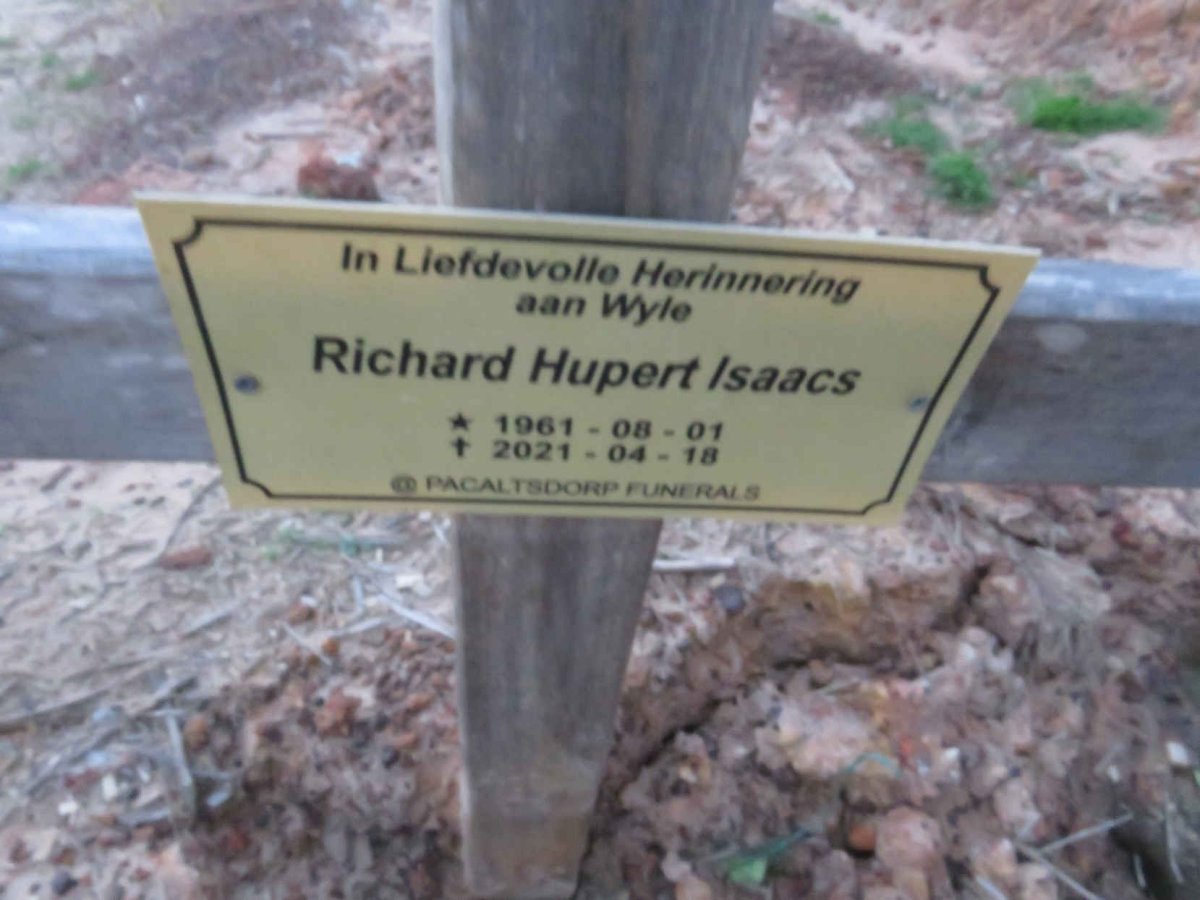 ISAACS Richard Hupert 1961-2021